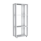 Eco 39' Tall Four-Tier Bookcase, Living Room, Storage Cabinet, Shelves White | Premium Home Decor - Grand Goldman