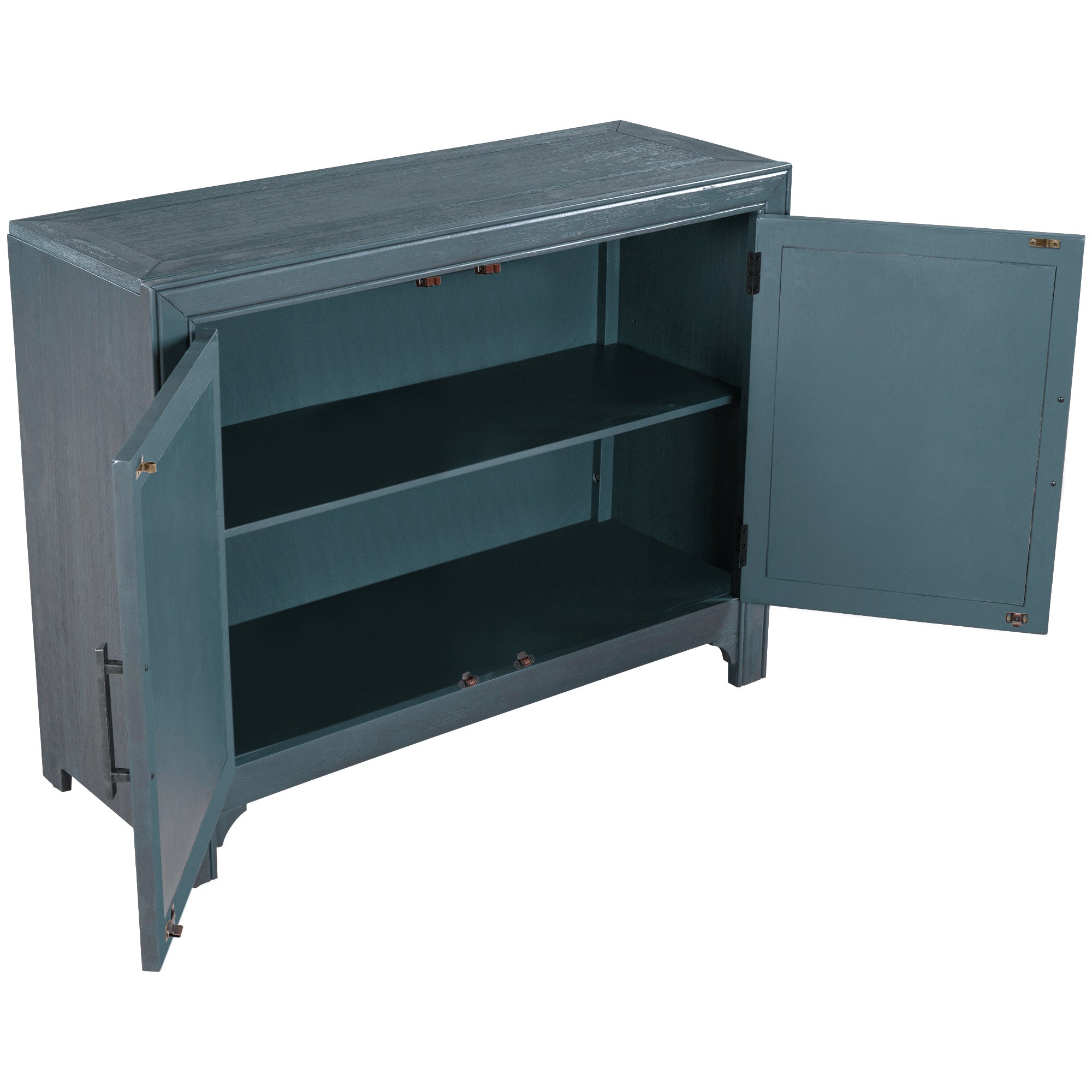 U_STYLE 40'' Modern Cabinets with Unique Design Doors with 1 Adjustable Shelves,Suitable for Multiple Rooms Such as Living Room and Study Room - Grand Goldman Shop