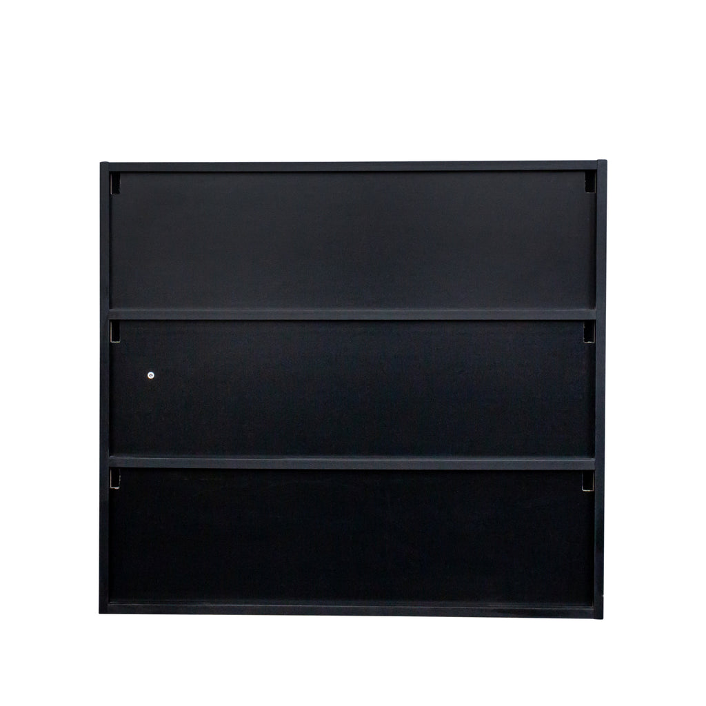 Black Glass Door Shoe Box Shoe Storage Cabinet  With RGB Led Light - Grand Goldman Shop