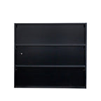 Black Glass Door Shoe Box Shoe Storage Cabinet  With RGB Led Light - Grand Goldman Shop