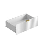 Modern 8 Drawers Dresser Chests for Bedroom,47.2' Wide Wood Chest of Drawers with Gold Metal Handle,Drawer Organizer for Bedroom,Living Room,Hallway and Entryway,White - Grand Goldman Shop