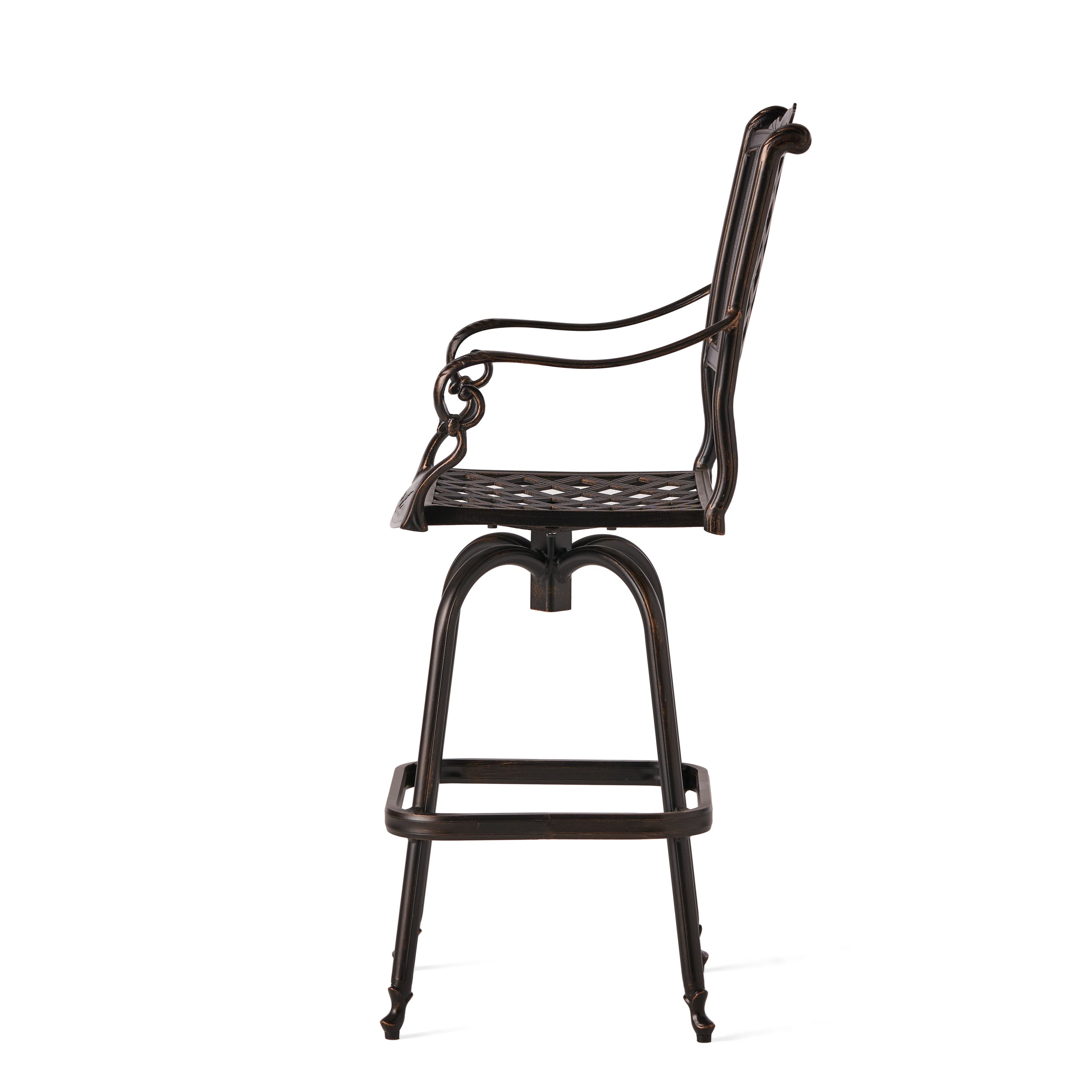 Cast Aluminum Bar Stool - Grand Goldman Shop