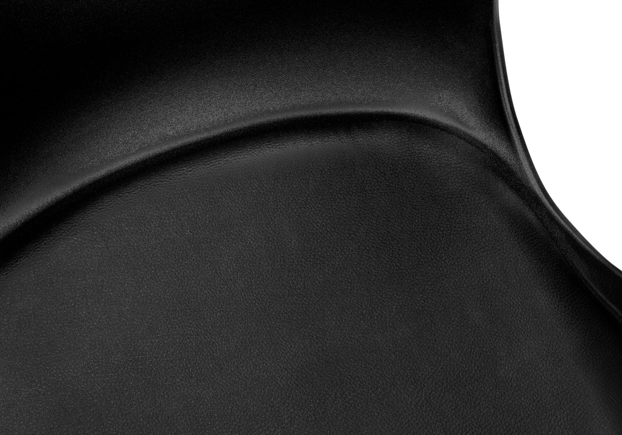 Office Chair, Adjustable Height, Swivel, Ergonomic, Computer Desk, Work, Juvenile, Black Leather Look, White Metal, Contempor