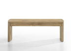 Magnus Wooden Oak Finish 50.5' Wide Dining Bench - Grand Goldman Shop