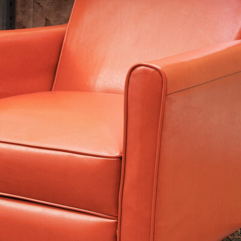 Recliner Push Back Chair for Elegant Home Décor Orange - Grand Goldman Shop