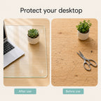 CLEAR Tempered glass table mat 20X32 INCH - Grand Goldman