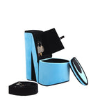 9' Tall Display Jewelry Box with Hidden Storage, High Heel Shoe Design, Turquoise Velvet - Grand Goldman Shop