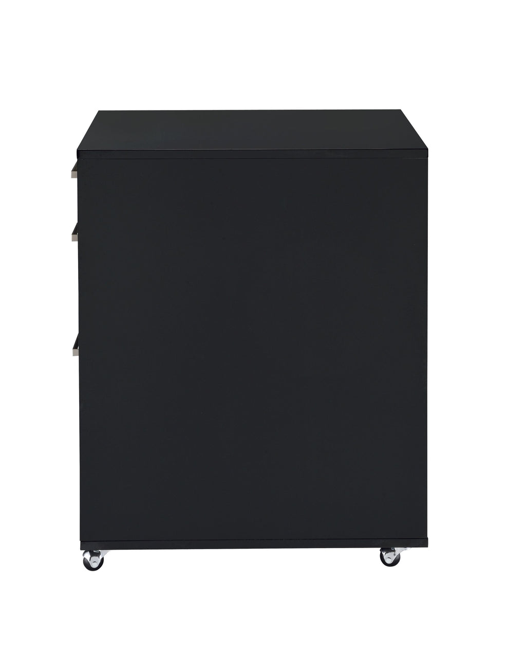 Coleen Black High Gloss & Chrome Finish Cabinet | Premium Home Decor - Grand Goldman