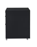 Coleen Black High Gloss & Chrome Finish Cabinet | Premium Home Decor - Grand Goldman