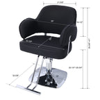 Salon Styling Chair for Hair Stylist Wide Seat,   Hair Salon Chair Heavy Duty, Beauty Spa Cosmetology Shampoo Hairdressing Eq