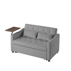 GREY VELVET SOFA BED - Grand Goldman Shop