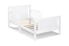 Connelly Reversible Panel Toddler Bed White/Rockport Gray - Grand Goldman