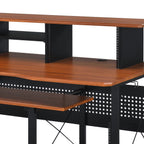 Megara Cherry & Black Finish Music Desk | Premium Home Decor - Grand Goldman