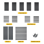Storage Shelves 5 Tier Heavy Duty Metal Shelving Unit Adjustable Shelving Units and Storage Rack Kitchen Garage Shelf H72 * W35.4 * D15.7 - Grand Goldman Shop