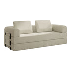 78 Inch Convertible Sleeper Sofa Bed, Futon Boneless Couch Lounge Loveseat with Pull Out Bed, No Assembly Required - Grand Goldman Shop