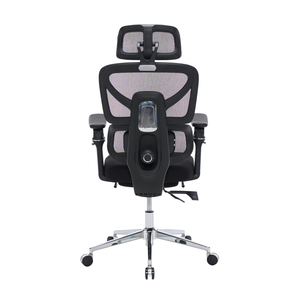 Ergonomic Home Office Desk Chair with Massage Lumbar Support,4D Headrest & 5D Armrests, Adjustable Back High and Seat Depth(B