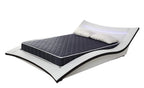 6-inch waterproof  high-density foam mattress with navy blue diamond-quilted breathable fabric. Quilting ensures both style and airflow for cool sleep.Full size(Ship randomly with black edge or white) - Grand Goldman Shop