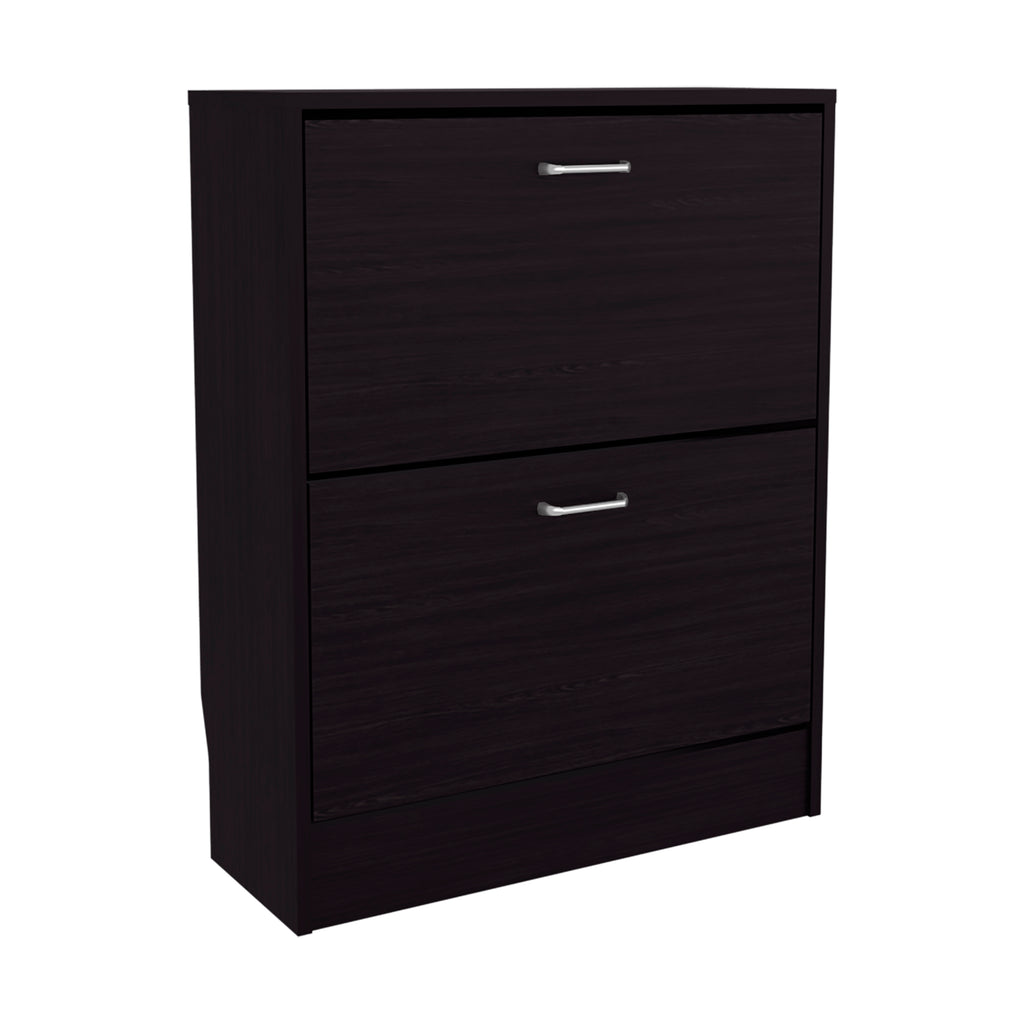 Inola Two-Door Shoe Rack Cabinet With Adjustable Shelves, Modern Storage Organizer - Grand Goldman Shop