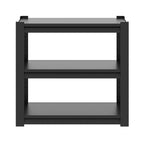 Metal Aquarium Stand 20-30 Gallon Adjustable 3-Tier Fish Tank Rack Shelf - Black, Heavy Duty, 34'W x 18'D x 31'H - Grand Goldman Shop