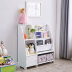 Kids Funnel Victoria Kids Bookcase with Toy Storage - Grand Goldman
