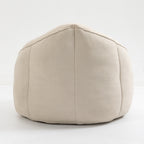 Bedding Bean Bag Sofa Chair with High-Pressure Foam and Footrest, Beige Microfiber - Grand Goldman Shop