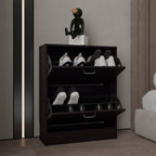 Inola Two-Door Shoe Rack Cabinet With Adjustable Shelves, Modern Storage Organizer - Grand Goldman Shop