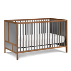 Pixie Finn 3-in-1 Crib in Walnut/Charcoal - Grand Goldman