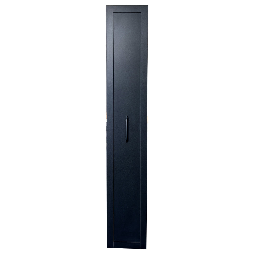 BLACK ,Large, Slim Storage Cart, Kitchen Rolling Cart, Narrow Storage Cabinet with Handle & Wheels, Wood Spice Rack Next to Fridge, Pantry Shelf for Kitchen, Small Spaces - Grand Goldman Shop