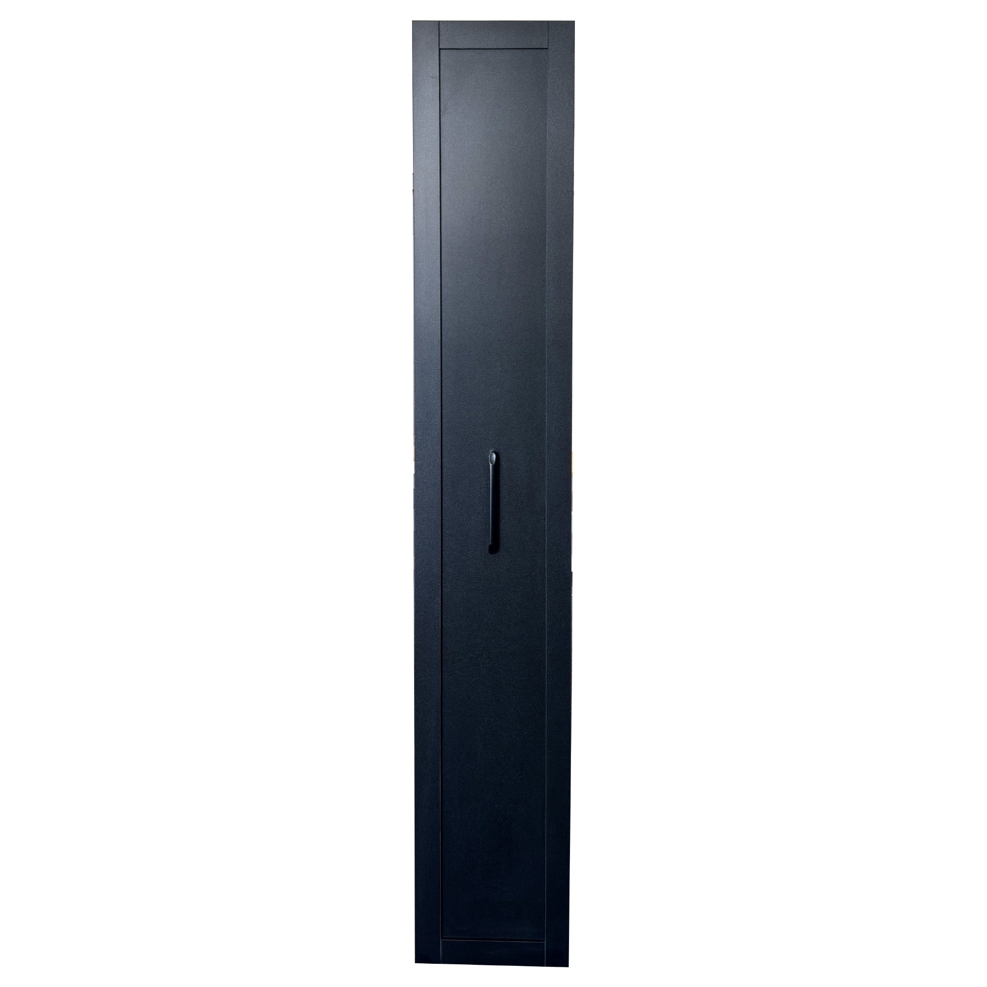 BLACK ,Large, Slim Storage Cart, Kitchen Rolling Cart, Narrow Storage Cabinet with Handle & Wheels, Wood Spice Rack Next to Fridge, Pantry Shelf for Kitchen, Small Spaces - Grand Goldman Shop