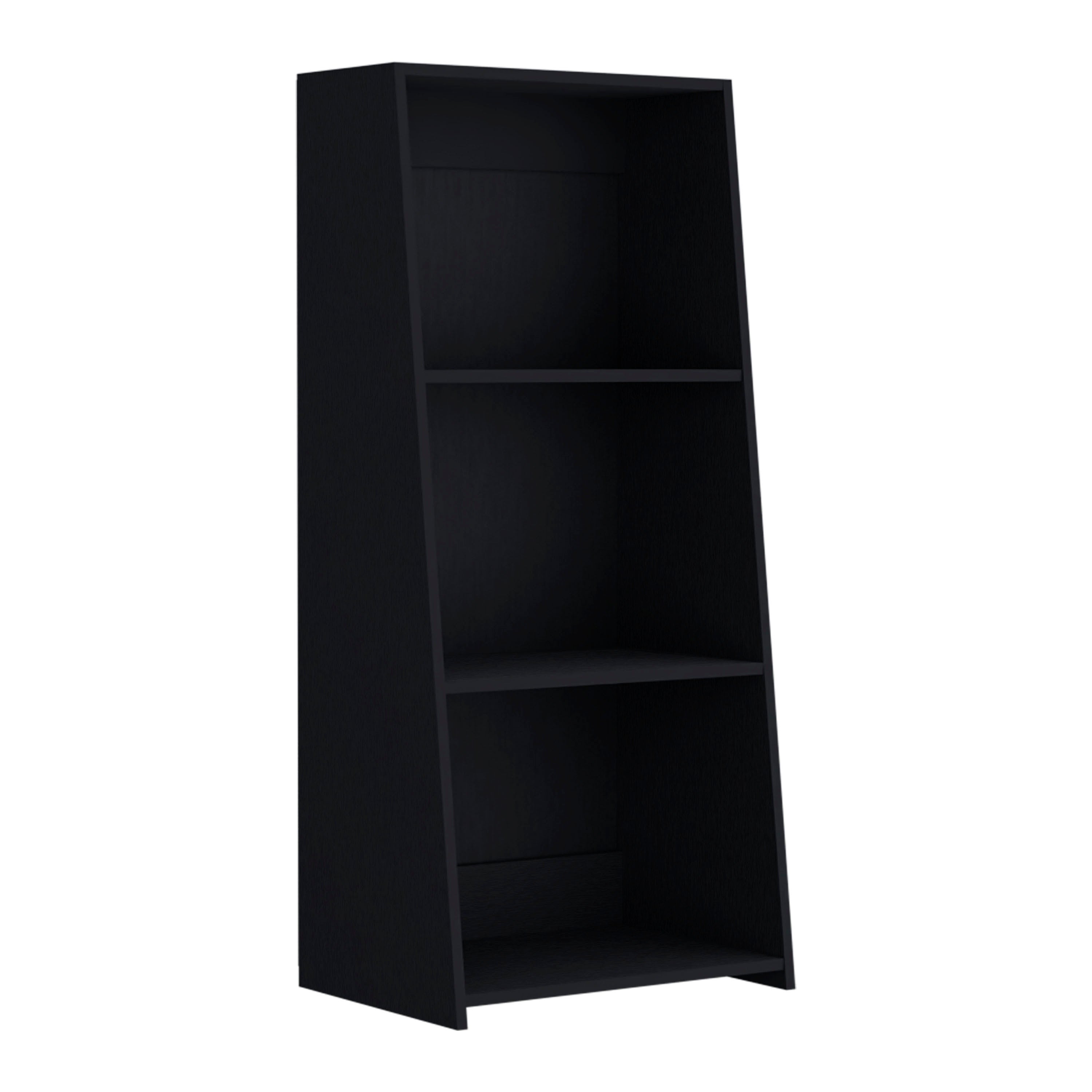 Bookcase 47' H, 3 shelves, Black | Premium Home Decor - Grand Goldman