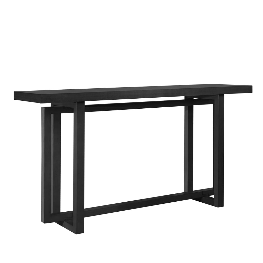 59' Narrow Console Table - MDF Entryway Sofa Table for Hallway, Living Room, Foyer with Space-Saving Design - Grand Goldman Shop