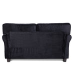 57' Modern 2-Seater Corduroy Sofa With Removable Backrest & Seat Cushions,Padded Armrests,High Rebound Sponge Filled with Solid Wood and Composite Frame,Easy Assembly For Living Room,Bedroom,Office. - Grand Goldman Shop