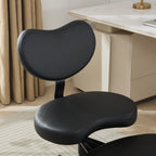 Meditation Chair Plus, Cross Legged Chair with Wheels, ADHD Chair, Criss Cross Desk Chair with Lumbar Support and Adjustable 