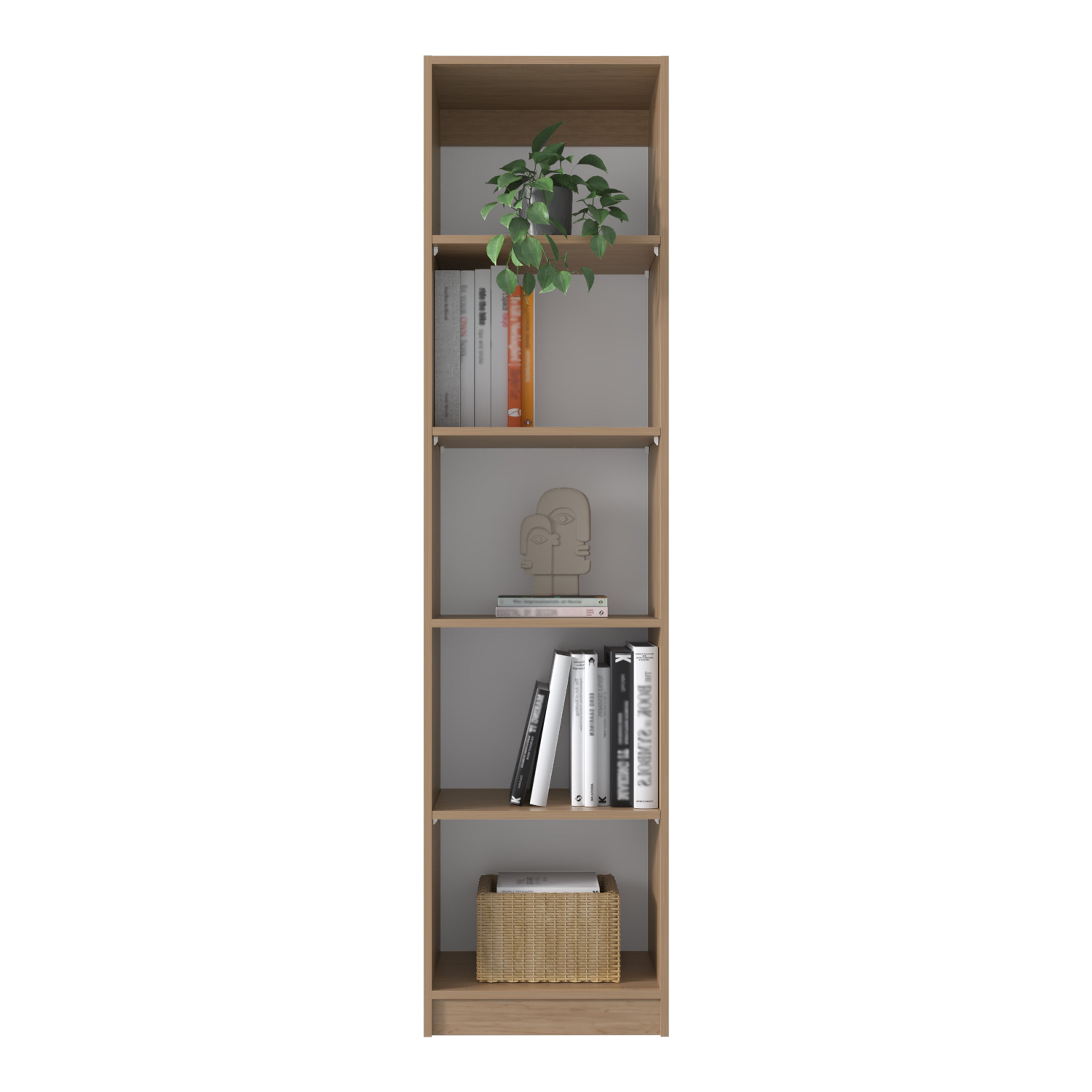 Bookcase Compact Bookshelf with Multiple Shelves | Premium Home Decor - Grand Goldman