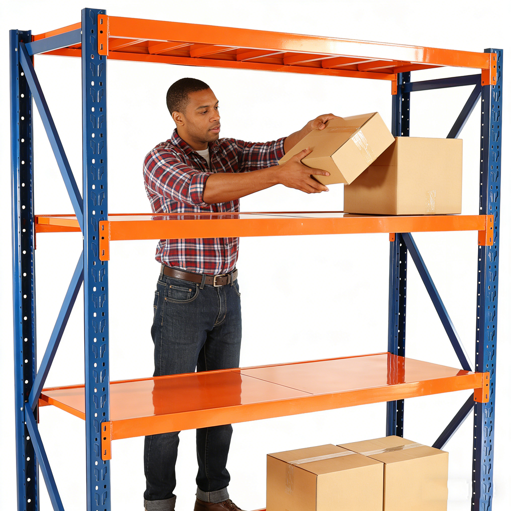 Garage shelves Heavy Duty - 4400 lbs garage storage 4 levels, adjustable metal shelving units and storage, industrial shelves utility shelves for commercial store tools gym - Grand Goldman Shop