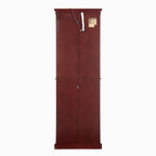 Lighted Curio Cabinet with Adjustable Shelves, Mirrored Back, and Tempered Glass Doors, 6-Tier Cherry Finish - Grand Goldman Shop