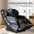 Massage Chair Recliner with Zero Gravity with Full Body Air Pressure - Grand Goldman Shop