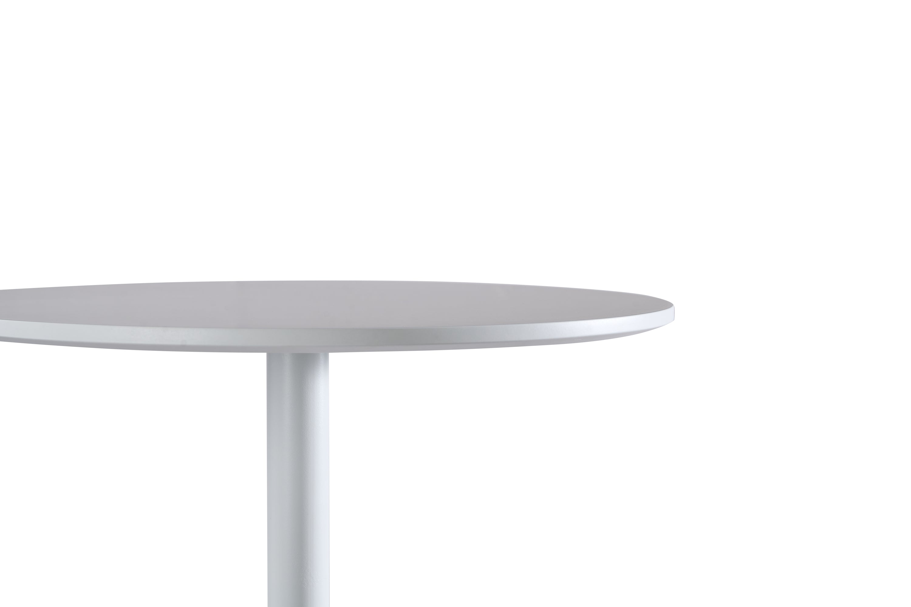 White Round Bar  Table, modern dining table, dining table, MDF tabletop and iron-painted matte base, round dining table, medieval living room coffee table (24 inches), family kitchen, small space - Grand Goldman Shop