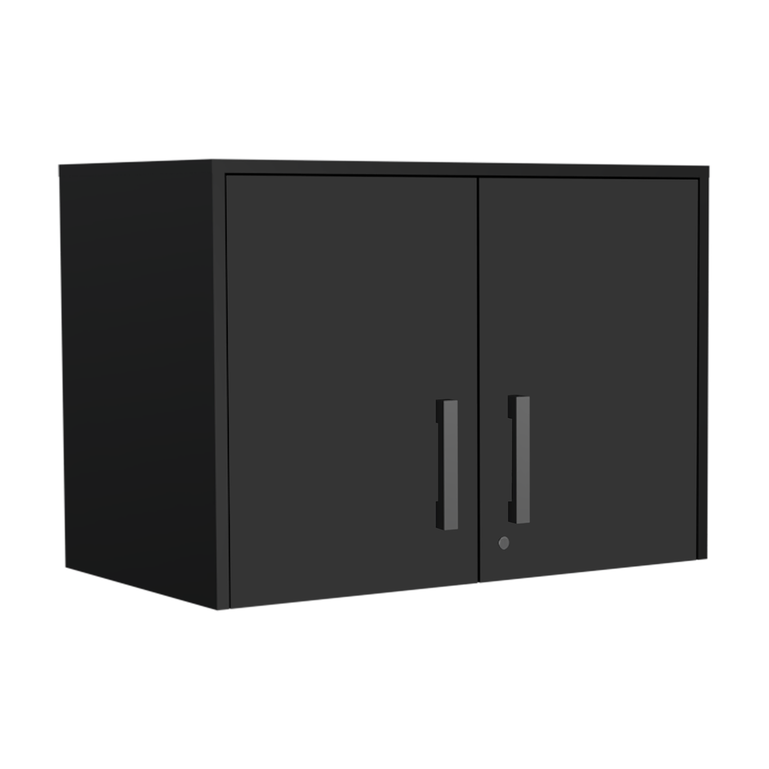 Wall Storage Cabinet Lions, 3 Shelves, Double Door, Black Wengue Finish | Premium Home Decor - Grand Goldman