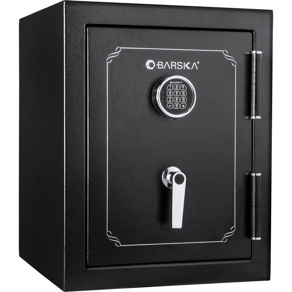 Fireproof Safe Vault with Electronic Lock in Black Steel, 3.51 Cubic Feet | Premium Home Decor - Grand Goldman