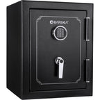Fireproof Safe Vault with Electronic Lock in Black Steel, 3.51 Cubic Feet | Premium Home Decor - Grand Goldman