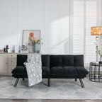 Black Convertible Folding Modern sofa Bed - Grand Goldman Shop