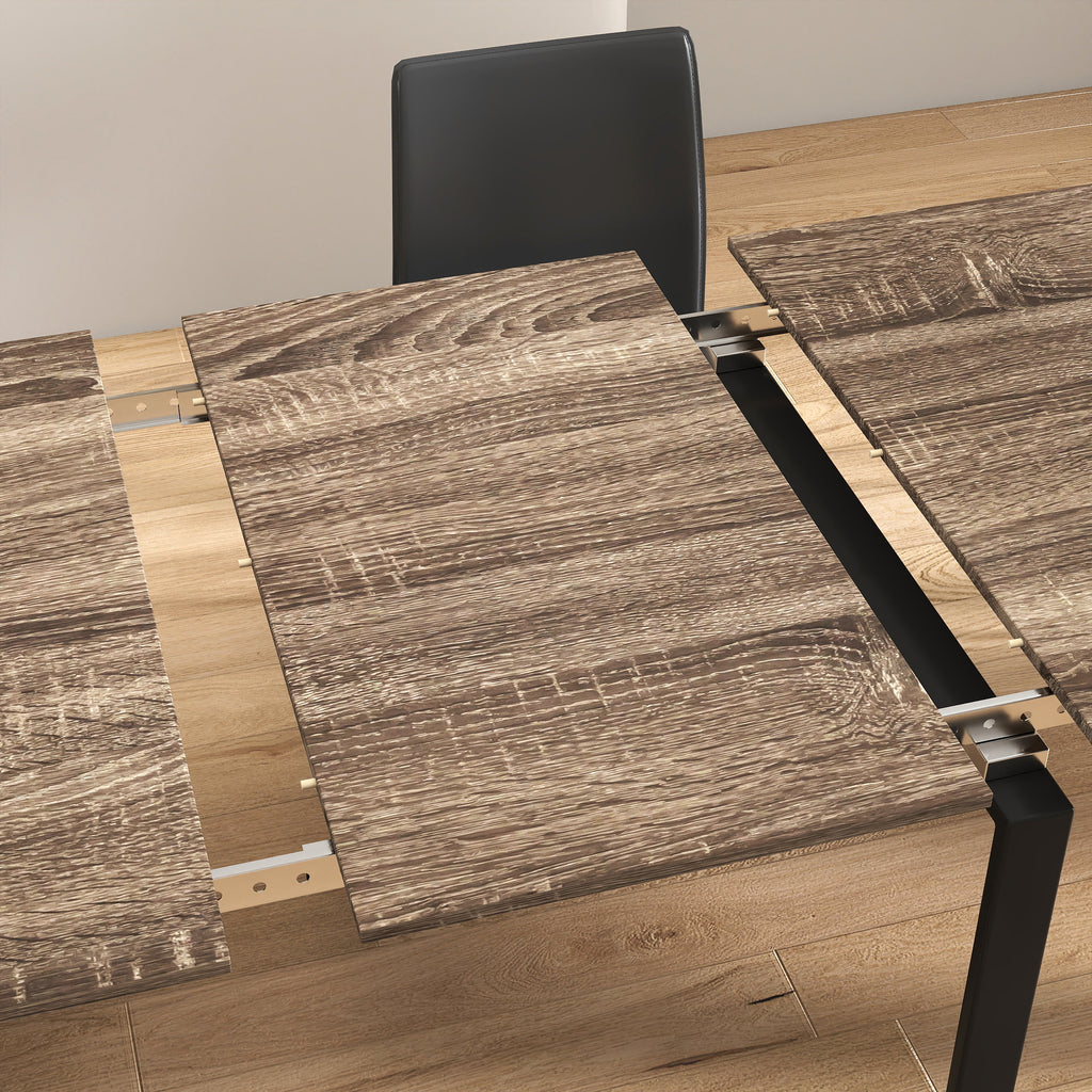Modern Multifunctional Extendable Dining Table with Outlet, Space Saving Expanding Table with Storage for Party, Weddings, Meetings, Celebrations - Grand Goldman Shop