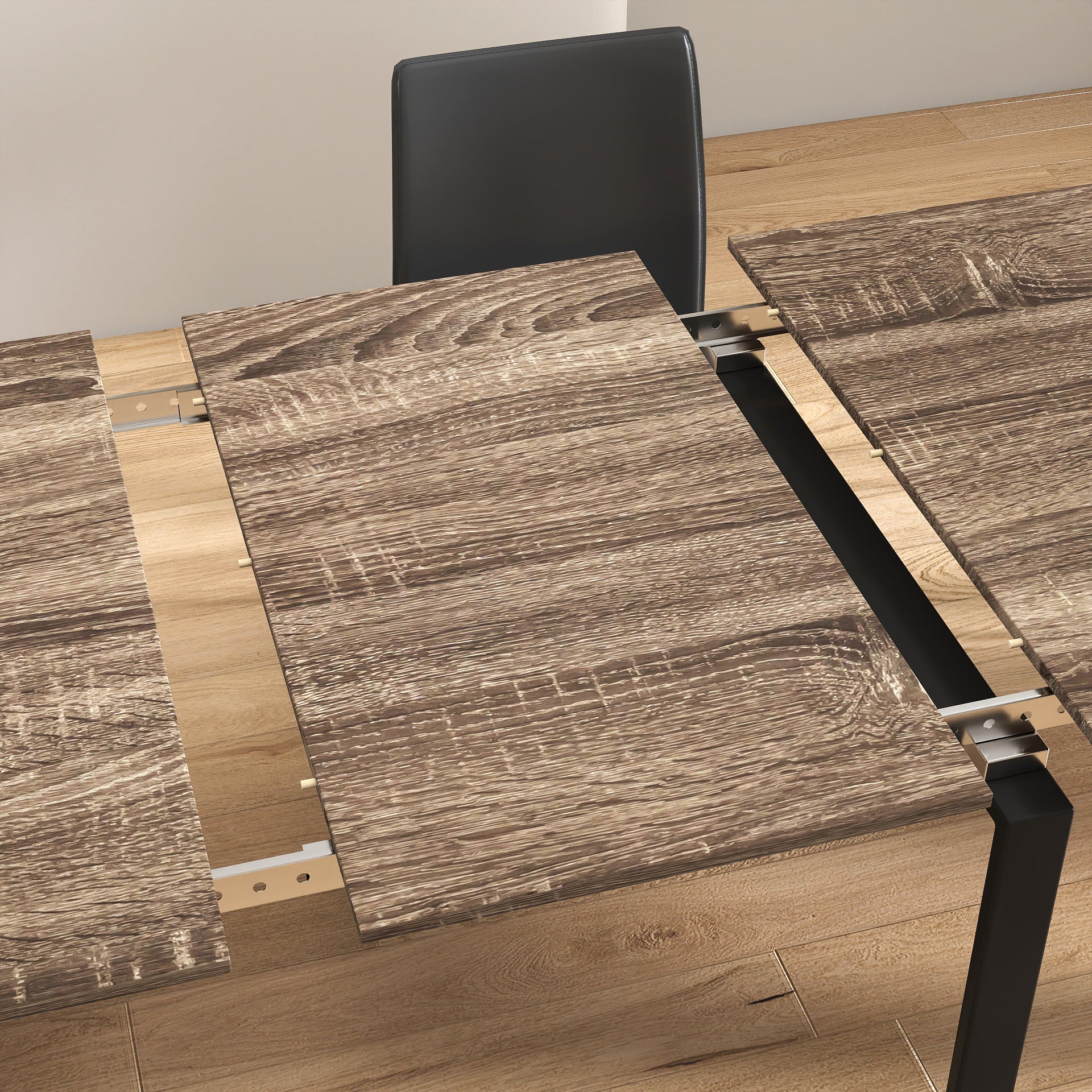 Modern Multifunctional Extendable Dining Table with Outlet, Space Saving Expanding Table with Storage for Party, Weddings, Meetings, Celebrations - Grand Goldman Shop