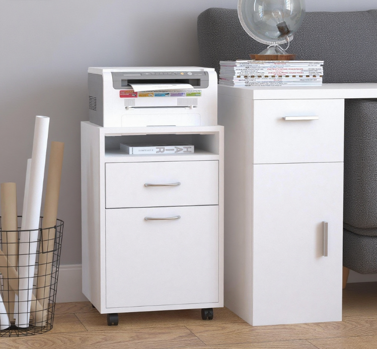 Mobile Storage Cabinet Organizer | Premium Home Decor - Grand Goldman