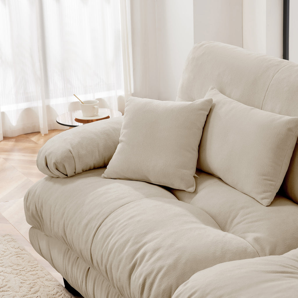 27 Sofa LSF W/2 pillows -Light Coffee - Grand Goldman Shop