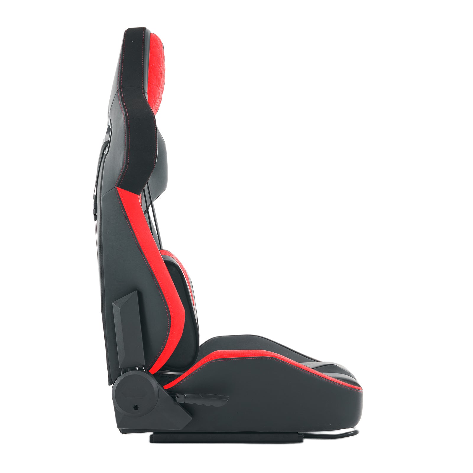 Universal PVC Bucket Style Reclinable Sport PU Leather Simulator Racing Seat with Adjustable Lock Slide - Grand Goldman