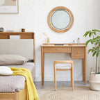 Natural Beech Wood Make-up Stool Bed Bench for Dining Room, Bedroom - Grand Goldman Shop