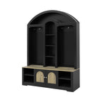 Multi-functional wardrobe/entrance wardrobe, equipped with shoe racks, clothes hangers and hooks. Wardrobe - A wardrobe is made of sturdy medium-density fiberboard with modern design and practical sto - Grand Goldman Shop