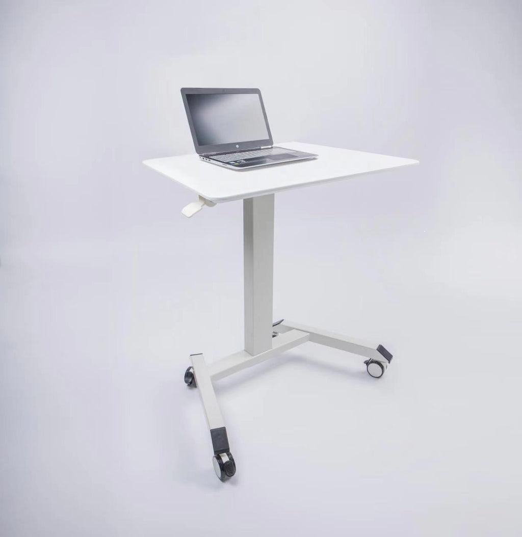 Compact Tech Desk Standing and Adjustable Desk - Grand Goldman